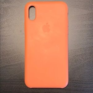 Apple iPhone X silicone case - papaya - used